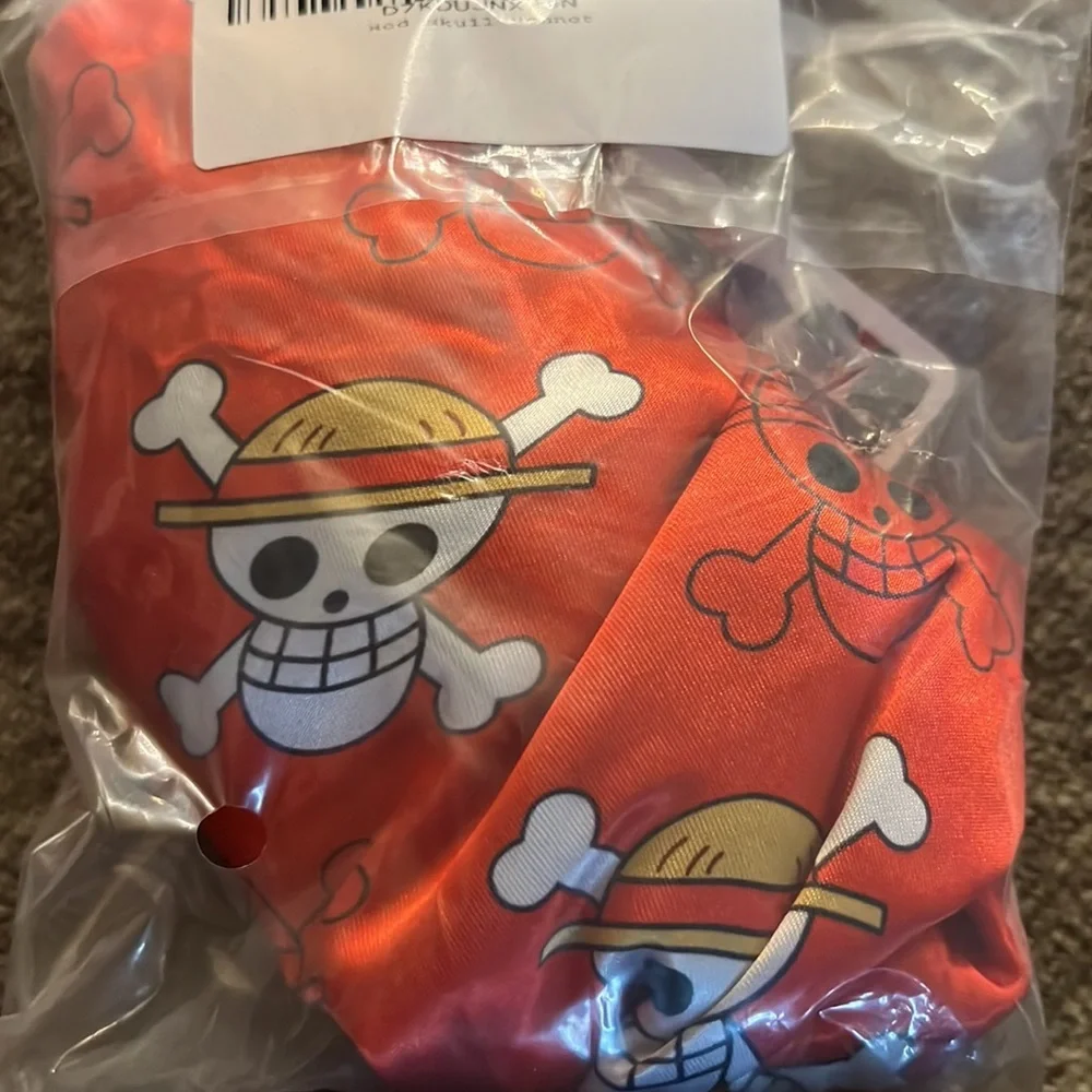 ONE P. RED SKULL - SILKY‎ CROWN BONNET